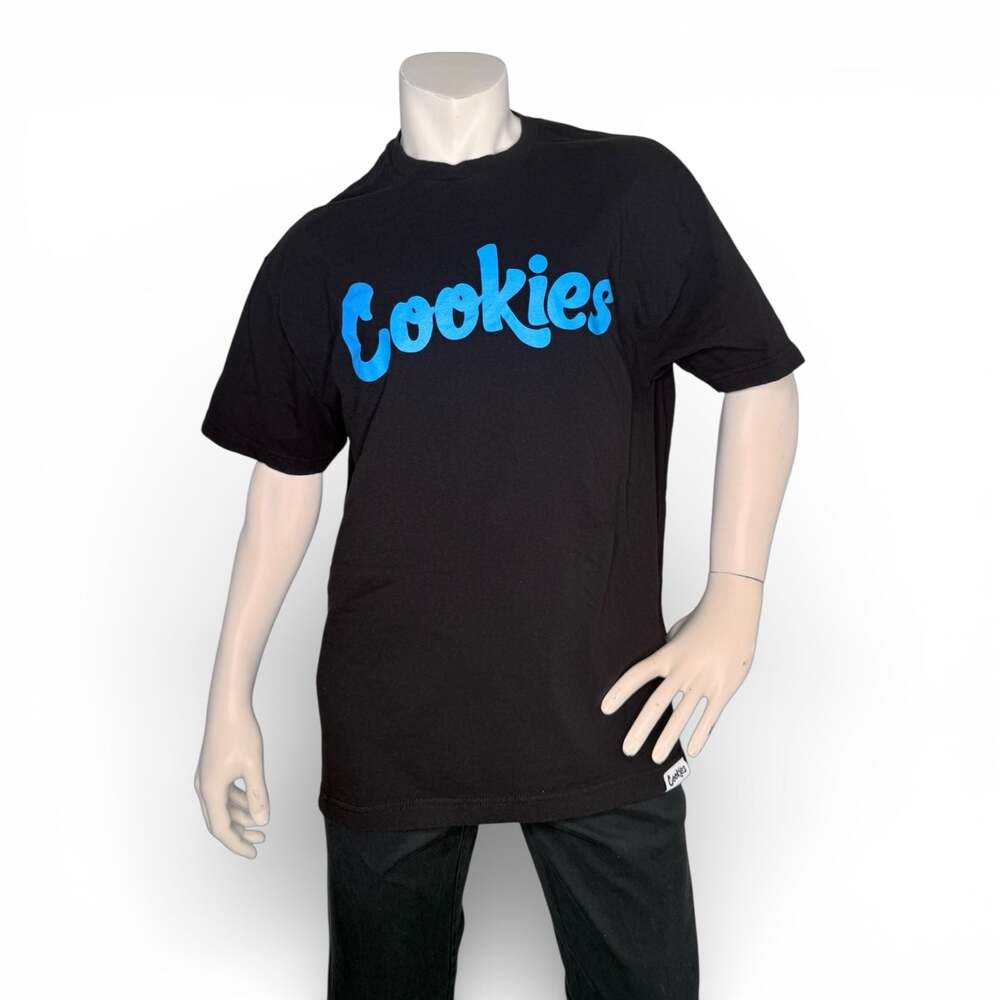 Cookies SF Original Logo Black and Blue T-Shirt